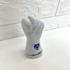 Figa de Porcelana - Olho Grego - Sucesso - MARA ROCHA DECORAÇÃO