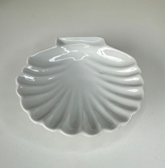 Prato Porcelana Redondo 13,5cm - Concha Branco na internet