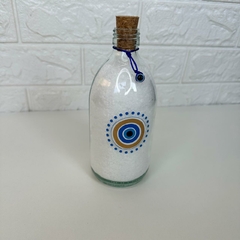 Garrafa de Vidro 500ml Amuleto - Olho Grego Central - loja online