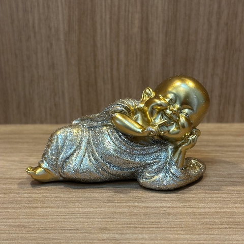 Budinha em Resina 9cm Deitado - Não Falo