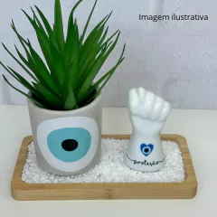 Figa de Porcelana - Olho Grego - Proteção Cursiva na internet
