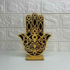 Hamsá de Mesa em MDF 20cm - Preto - loja online