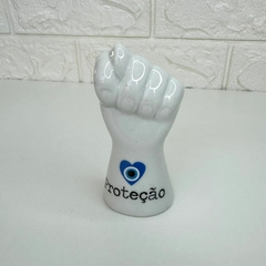 Figa de Porcelana - Olho Grego - Proteção - loja online