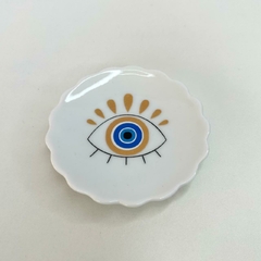Prato Porcelana Redondo 9cm - Jóia do Dia na internet