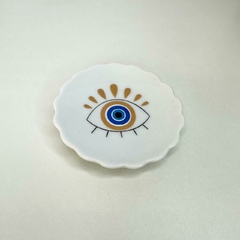 Prato Porcelana Redondo 9cm - Jóia do Dia - loja online