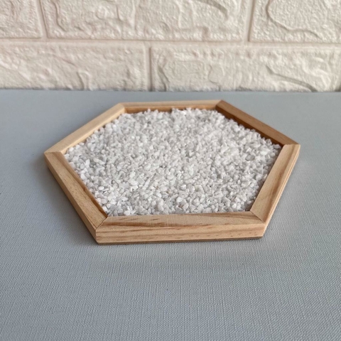 Jardim Zen Hexágonal Madeira Pinus - 16cm - comprar online