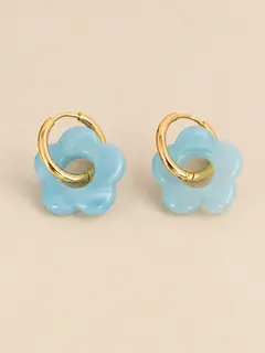 AROS FLOR COLOR GOLD - comprar online