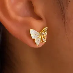 AROS PERLE FLY GOLD - comprar online