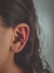 Piercing fake liso com zircônia prata 925 - comprar online