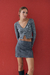 Falda Joaquina Cuero Gastado 7994 E14D - comprar online