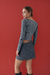 Falda Joaquina Cuero Gastado 7994 E14D - tienda online