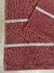 Tapete Encanto Vermelho Com Cinza 70x47cm - Arteana Artesanato
