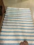 Tapete Beira Cama Boho Azul 150x80cm - comprar online