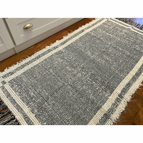 Tapete Dupla Face Preto 1,50x0,80m - comprar online
