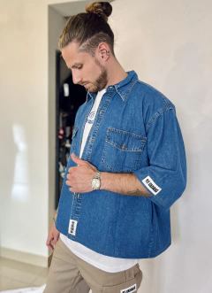 Camisa de jean boxy fit 'Arcano XIII' 13Cabras®