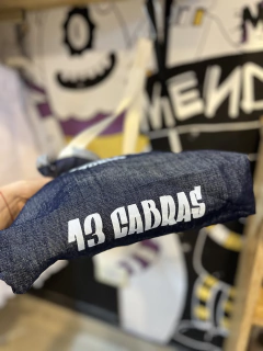 Imagen de Totebag denim 13 Cabras Drop Amuleto '4 de Oros'