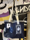 Totebag denim 13 Cabras Drop Amuleto '4 de Oros'