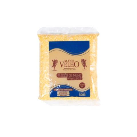 Flocos de Milho Não Transgênico 500g Mano Velho