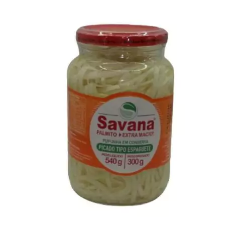 Palmito Espaguete 300g - Savana