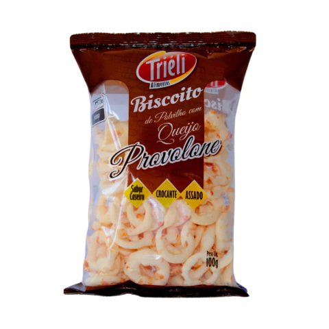 Biscoito de Polvilho com Queijo Provolone 100g Triéli