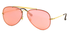 ÓCULOS DE SOL RAY BAN AVIADOR BLAZE ROSE - comprar online