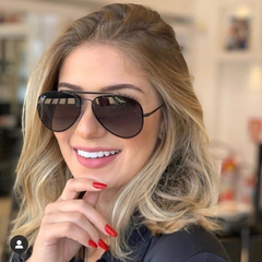 ÓCULOS DE SOL RAY BAN AVIADOR BLAZE PRETO