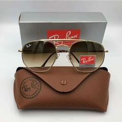 OCULOS DE SOL RAY BAN MARSHAL DOURADO MARROM DEGRADE - loja online
