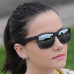 ÓCULOS DE SOL RAY BAN JUSTIN PRATA ESPELHADO - comprar online