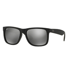 ÓCULOS DE SOL RAY BAN JUSTIN PRATA ESPELHADO na internet