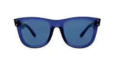 Óculos de Sol Ray Ban Wayfarer Reverse Armação Azul - comprar online