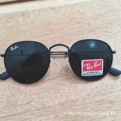 ÓCULOS DE SOL RAY BAN ROUND PRETO - Mix Óculos