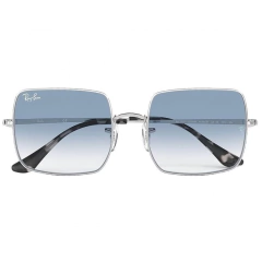 ÓCULOS DE SOL RAY BAN SQUARE AZUL DEGRADE COM PRATA - comprar online