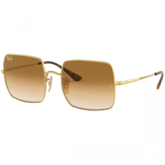 ÓCULOS DE SOL RAY BAN SQUARE DOURADO MARROM DEGRADE - comprar online