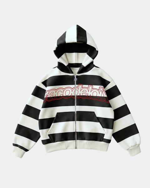 ZIP HOOD S.N BLACK (ED2)