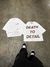 REMERA DEATH TO DETAIL (Boxy White) - comprar online