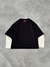 REMERA LAYERED SLEEVE BLACK en internet