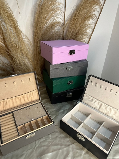 Estojo Porta Joias Magnum Colorido Removível