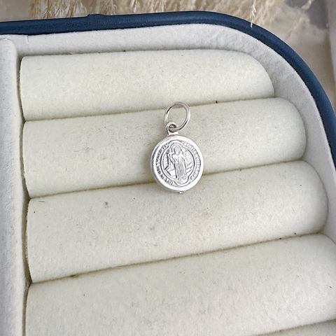 Pingente São Bento P 10mm Em Prata 925