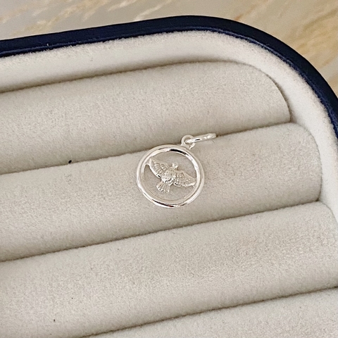 Pingente Mini Espirito Santo Mold Em Prata 925