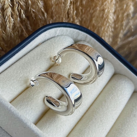 Argola Lisa Eletroformação Em Prata 925 - comprar online