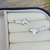 Brinco Ear Cuff Gotas Lisas e Cravejadas em Prata 925