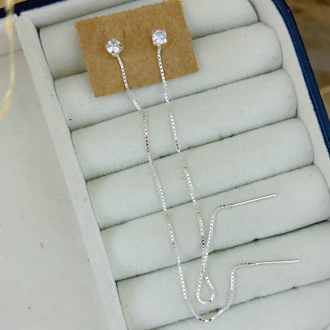 Brinco Fio Ponto de Luz Em Prata 925 - comprar online