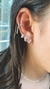 Piercing Fake Torcido Corrente e Pino Em Prata 925 - comprar online