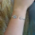Bracelete Olho Grego e Ponto de Luz Em Prata 925 - loja online