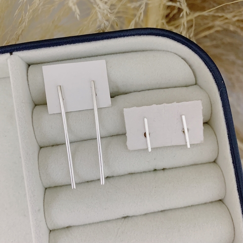 Brinco Palito Em Prata 925