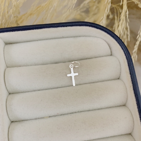 Pingente Cruz Mini Em Prata 925