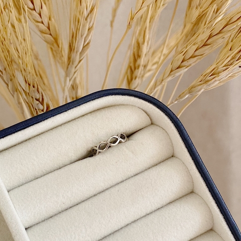 Anel Falange Elos Em Prata 925