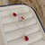 Conjunto Ponto de Luz Gota Vermelha Em Prata 925 - comprar online