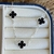 Pulseira 3 Trevos Van Clef Preto Corrente Elos Ovais Em Prata 925 - comprar online