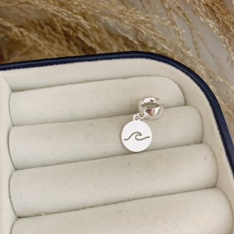 Berloque Onda Em Prata 925